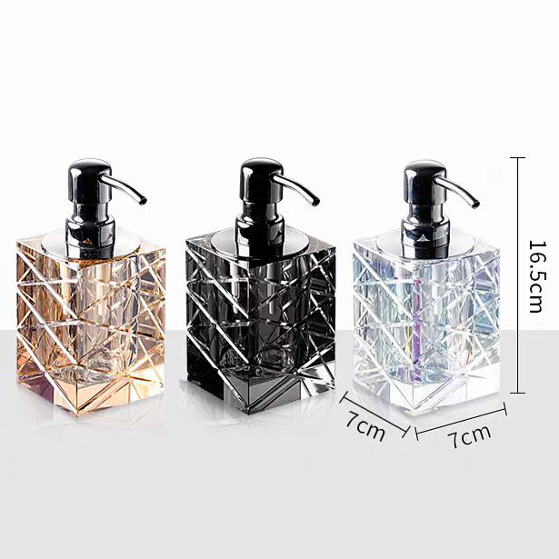 Luxury Skincare Bottles - Moderne minimalistische glazen kristallen houder luxe