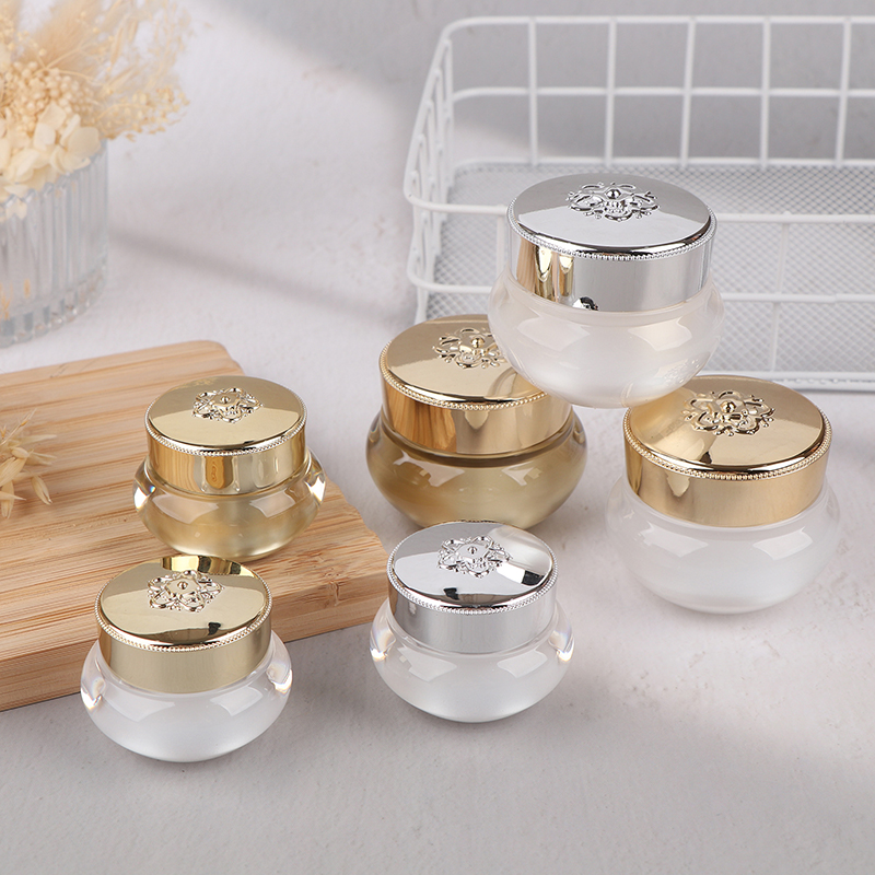 Luxury Skincare Bottles - Acryl lege reiscrèmepotten 5/10/20g hervulbare flessen
