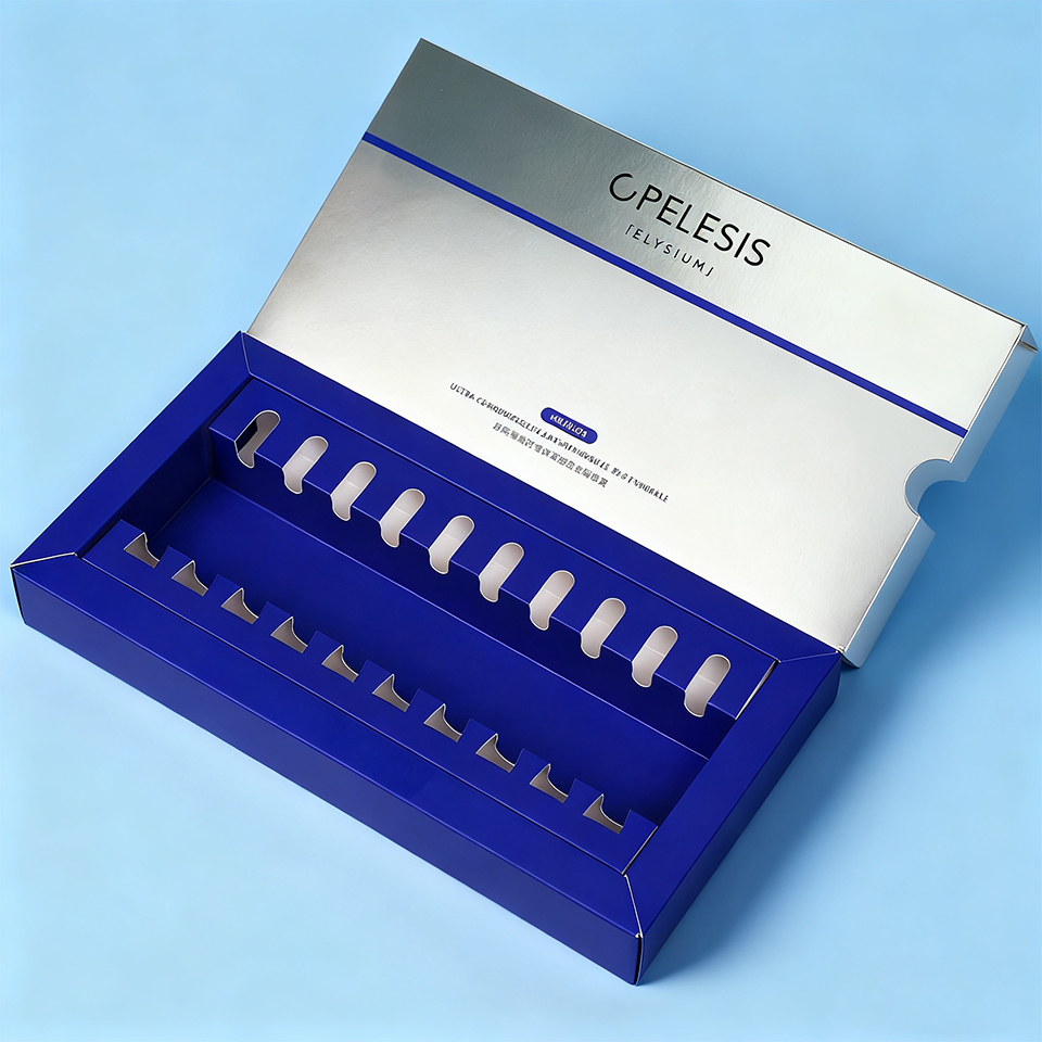Luxury Skincare Logo - Aangepaste embossing logo luxe huidverzorging essentie