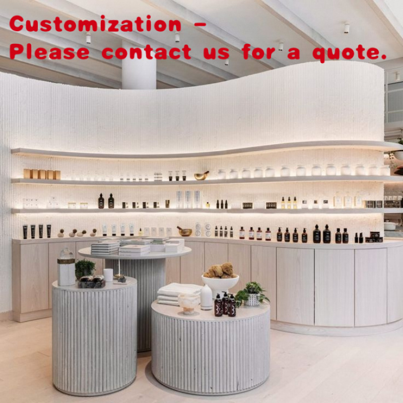 Luxury Skincare Retailers - op maat. Luxe schoonheidswinkel Interieurontwerp Op