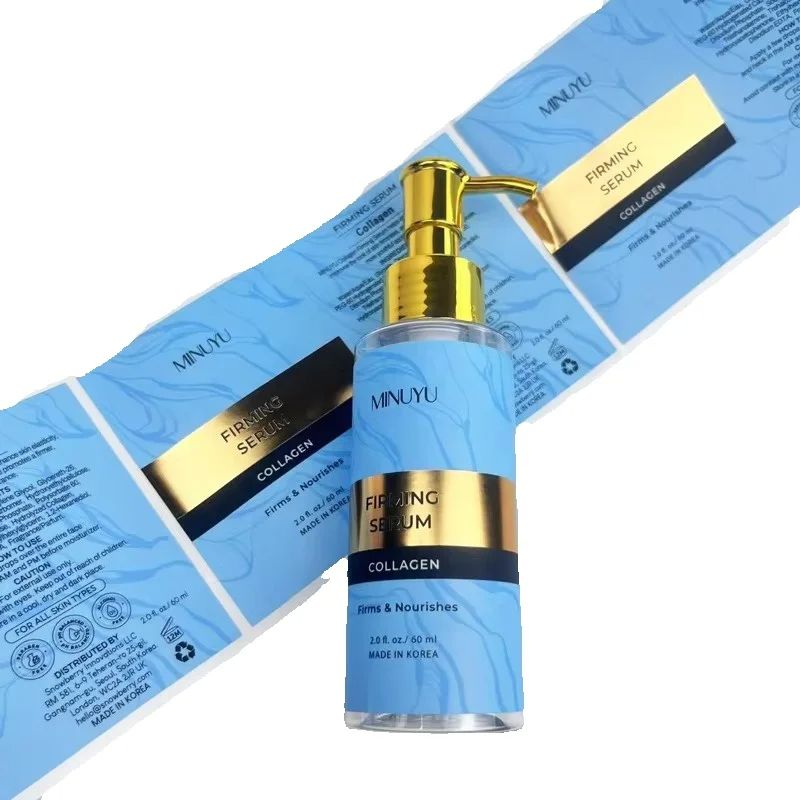 Luxury Skincare Labels - Op maat gemaakte biologisch afbreekbare stickers