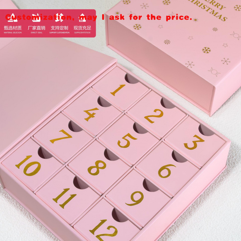 Luxury Skincare Advent Calendar - op maat. Huidverzorgingsdoos Verpakking Cosmetische Make-up