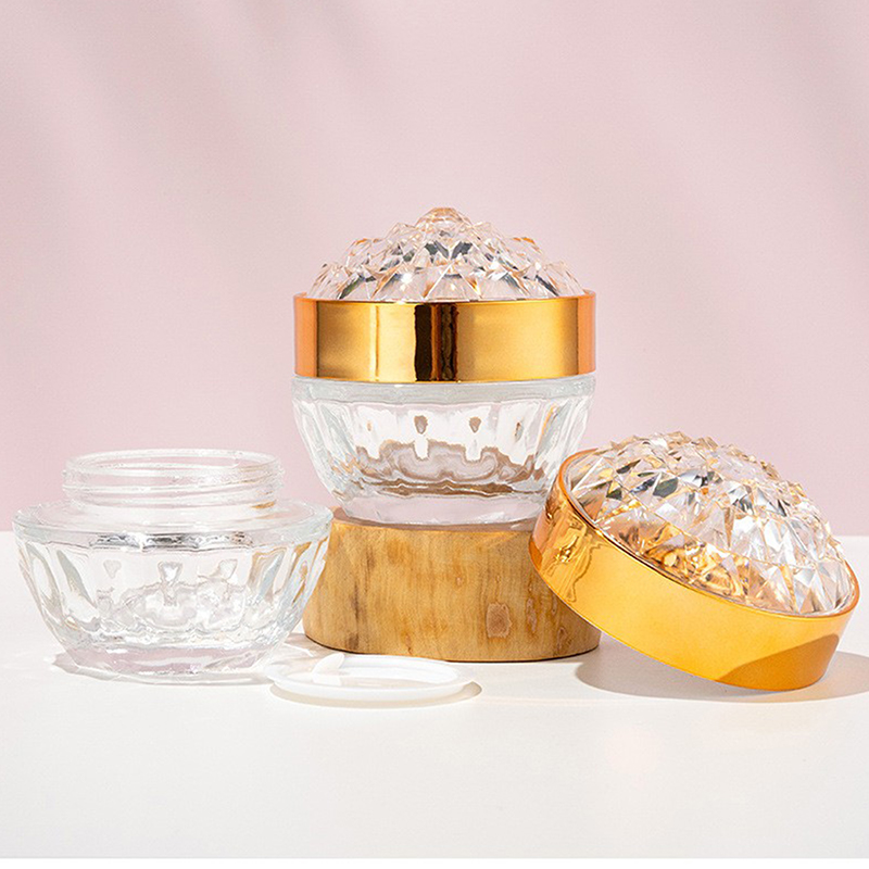 Luxe Diamond 50g glazen gezich - Luxury Skincare Bottles recensie en prijs
