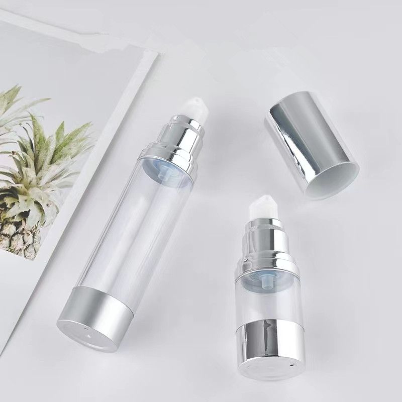 Helder/Mat Zilver Vacuümfles P - Luxury Skincare Bottles recensie en prijs