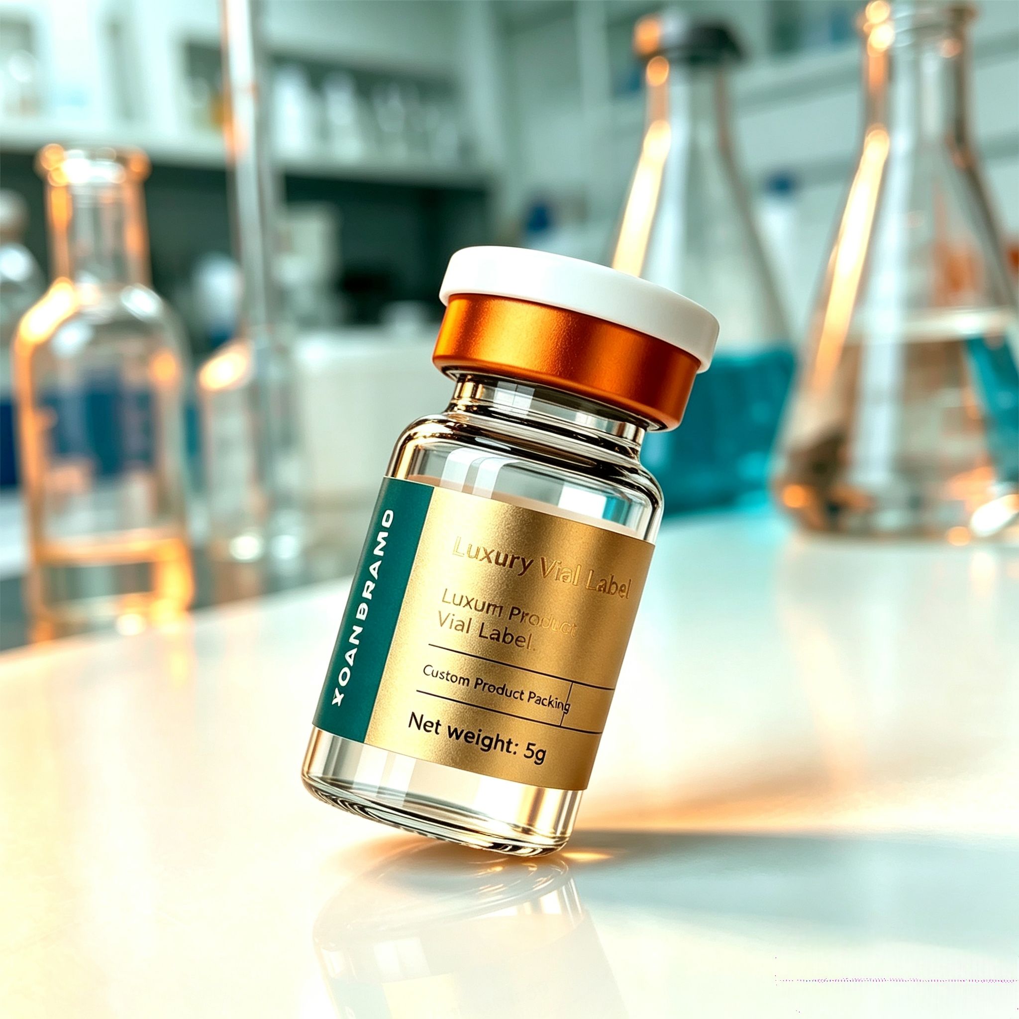 Waterdichte HD vinyl zelfkleve - Luxury Skincare Bottles recensie en prijs